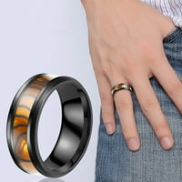 Prsten za ženske ljuske titanijum prsten za muškarce Popularni izuzetno jednostavan modni nakit Popularni