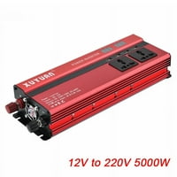 Inverter za pretvaranje automobila za automobile DC12V 24V do AC110V 220V USB solarni energijski kanalni valni pretvarač 12V do 220V 5000 W