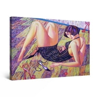Startonight Canvas Zidna umjetnost Sažetak - Nakon zabavne žene slikarstvo - umjetnički ispis za spavaću