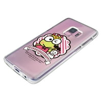 Galaxy S Plus Case Sanrio Clear TPU meka Jelly Cover - Kerokerokeroppi Wink