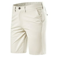 Patlollav muški kratke hlače u boji Ležerne prilike sa pet bodova imaju džepove Gumb Hlaće