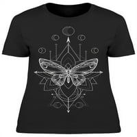 Trokut leptir dizajn majica Žene -Image by Shutterstock, ženska srednja