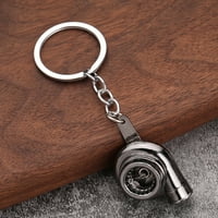 Farfi Turbocharger Keychain okrugli obruč od nehrđajućeg lanca polirana anti-deformirana dekoracija Legura poklona shop školska torba Dekor Privjesak