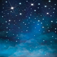 Kate 10x20FT večernji nebo Fotografija pozadine pozadine zvjezdane zvijezde Starry NightDrop Sky Pozadina