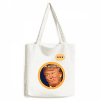 Zanimljiva američka sjajna smiješna slika Sack platnene torbe na ramenu