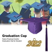 OPVISISE Zapamćena ulov za ulov na diplomskih kapa praktični koloful matura za student plave boje