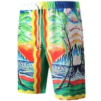 Muške ljetne plažne kratke hlače Ležerne prilike cvjetne kratke hlače Classic Colorblock vuke kratke