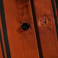 Muška majica kratkih rukava u kratkim rukavima kratke spuštene veličine Striped Rever Ljetne rukave