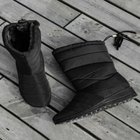 Lacyhop Žene zimske čizme Fau Fur snježne čizme klizanje na toplim čizmama Rad Neklizajuće cipele Ležerne