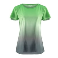 Majice za žene Ljeto Print Veliki kratki rukav labav 3D majica s kratkim rukavima