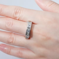 Duhgbne Bright circon ring okruglog bijelog kamena nakit modni nakit angažirani prsten