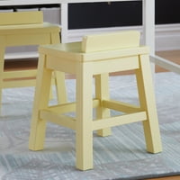 Martha Stewart Crafting Kids 'stolice za stolice - bijelo, drvena umjetnička stolica sa 15 visine sjedala,