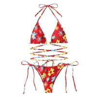 Ženski kupaći kostimi za žene Bandeau zavoj bikini set push up brazilski kupaći kostim kupaći kostim