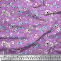 Soimoi pamučni dres tkanina umjetnička cvjetna otisnuta zanatska tkanina od dvorišta široka