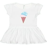 Inktastični konus sladoleda sa srčanim poklon djevojkom toddler haljina