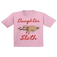 Neugodni stilovi ružna božićna majica za djevojčice kćerke Sloth majica