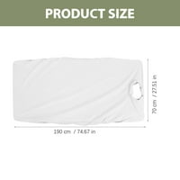 Masaža Spa kauč Pokrijte listu za pranje za pranje sa rupama za lice profesionalnim mekim posteljinom
