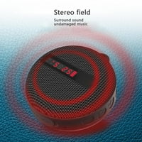 Bežični zvučnik 5. Vodootporan prijenosni stereo zvuk za prašinu zvuk zvučni zvučnik i prikazuje muziku na otvorenom