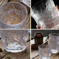 Naočare za piće 2, 10.58oz čekić Glacier Romantične čaše za piće Vintage Vodene naočale za koktel, viski,