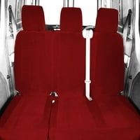 Calrend stražnji split klupa O.E. Prekrivači velur sjedala za 2007- Toyota Yaris - TY270-02RA crveni
