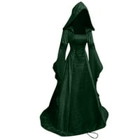 Meichang renesansna haljina za žene srednjovjekovne kostimone pahulje na katu Dužina katova Halloween